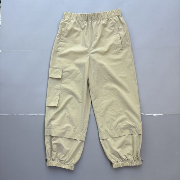 Tibi Women Small Powder Nylon Pull On High Rise Cargo Wilt Jogger Elastic Waist - Picture 4 of 13